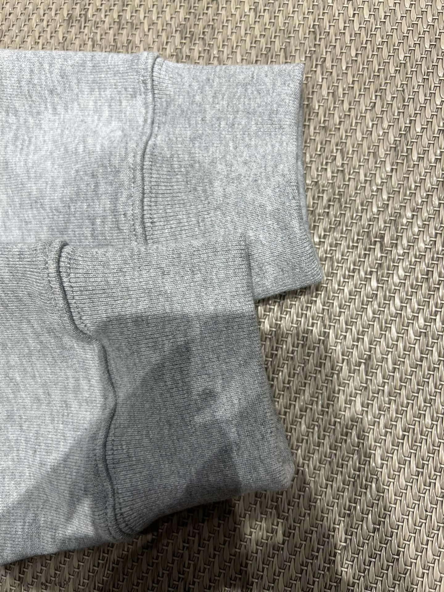 wg.luxury-- 6u33i Grey Sweatshirt with Horsebit Embroidery item:E-F140L1911H